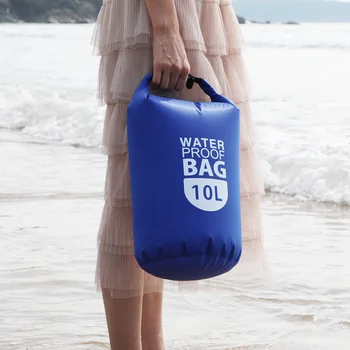 Kuru Çanta 30D Naylon Ultralight Sürüklenen Yüzme Enkaz Elbise Uyku Tulumu saklama çantası Su Geçirmez Yüzme Kamp Spor Çantası