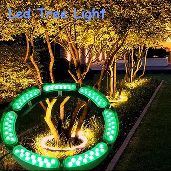 Led Ağaç su geçirmez açık alan aydınlatması Parlaklık Ağacı Aydınlatma Bahçe Villa Parkı Büyük Ağaç projektör bahçe aydınlatması Gazebo Decoracion