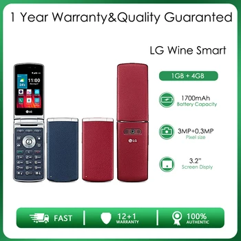 LG Şarap Akıllı H410 Yenilenmiş Unlocked Orijinal LG Nazik tek sim 3.15 MP 3.2 