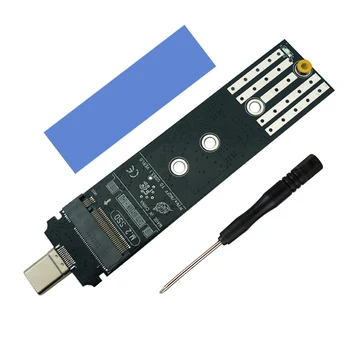 M. 2 NVME / SATA USB3. 1 Tip-C Adaptörü Çift Protokolü M2 SSD Kartı M. 2 to USB3. 1 Adaptörü M. 2 NVME PCIe SATA NGFF M2 SSD RTL9210B