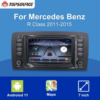Mercedes Benz R Sınıfı Için TOPSOURCE R280 R320 R350 2011-2015 8 Çekirdekli 2G + 32G 4G + 64G 6G + 128G WıFı Araba Radyo Multimedya Oynatıcı