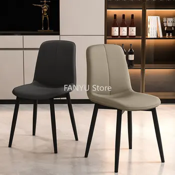Modern Minimalist yemek sandalyeleri Ev Yaratıcı Rahatlatıcı Lüks yemek sandalyeleri Arkalığı Silla Comedor Ev Eşyaları WZ50DC