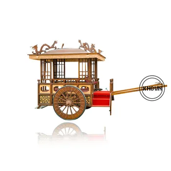 Modern Vintage Düğün At Arabası Açık Römork Klasik Gezi Arabası Satılık