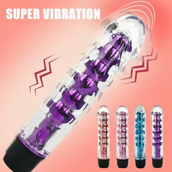 Multispeed Vibratör g-spot Yapay Penis Su Geçirmez Kadın Masajı Yetişkin Seks Oyuncakları Kadın Silikon Anal Pussy Klitoris Çift Oyunu Hediye