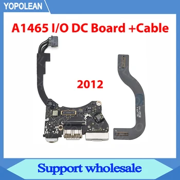Orijinal A1465 I / O Kartı Macbook Air 11 İçin‘ A1465 USB Güç Ses Kartı Dc jack 820-3213-A Kablo Flex ile 821-1475 - A 2012 Yıl