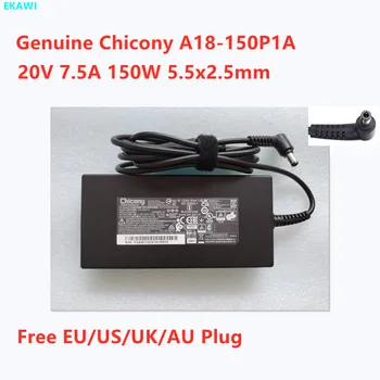 Orijinal Chicony A18-150P1A 20V 7.5 A 150W 5.5x2.5mm A150A048P İNCE AC Adaptörü İçin MACHENİKE Laptop Güç Kaynağı Şarj Cihazı