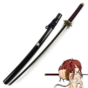 Peri kuyruk Erza Scarlet Anime Cosplay Ahşap Kılıç Bıçak Silah Cosplay Sahne