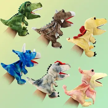 PP Pamuk Güzel Doldurulmuş Hayvan Dinozor peluş oyuncak Eğitici Oyuncaklar Peluş kukla Peluş Eldiven Çocuk Hediye