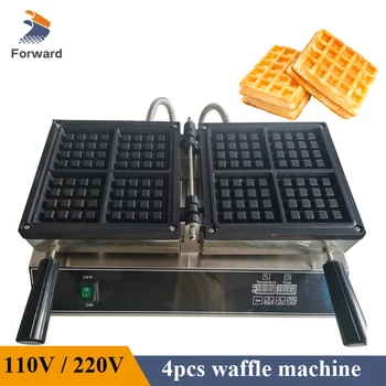 Profesyonel Elektrikli Waffle makinesi Pişirme Mutfak Aletleri Çok Fonksiyonlu Kahvaltı Waffle Makinesi