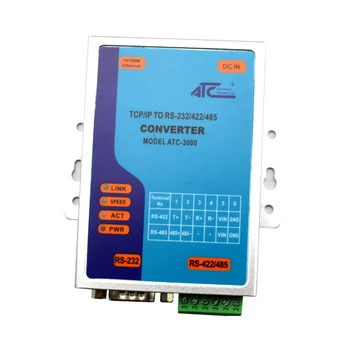 Seri sunucu RS232 Ethernet RS485 / 422 ağ iletişim dönüştürücü cihazı ATC-3000