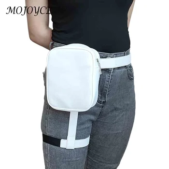 Sokak Moda Crossbody Çanta Kadın Erkek Unisex omuzdan askili çanta PU Deri Telefon Kılıfı Küçük Çanta Fermuar Katı Açık Yürüyüş için