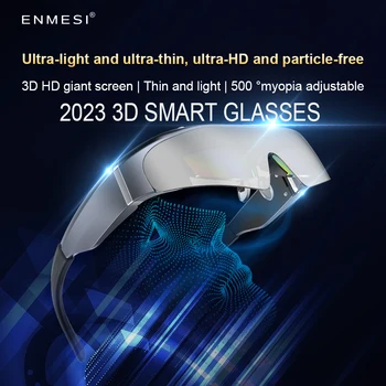 Sıcak 3D Android Video Gözlük 3D VR Gözlük Sanal Gerçeklik OLED Ekran Akıllı gözlük HDMI USB 3D gözlük cep Telefonu için