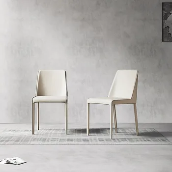 Tasarımcı salon sandalyeleri Rahat Avrupa Tarzı Metal Lüks Sandalyeler Arkalığı Minimalist Chaises Salle Yemlik Ev Mobilyaları