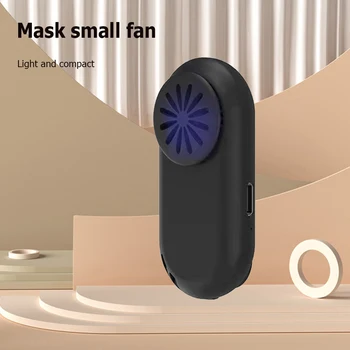 Taşınabilir Fan Şarj Edilebilir Ayarlanabilir Yükseklik Açısı İle led ışık USB Katlanabilir Mini Fan Kişisel Fan Seyahat Ofis Ev için