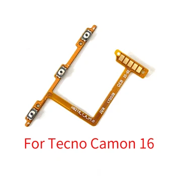 Tecno Camon 16 17 Anahtarı Güç Açık Kapalı Ses Yan Düğme Anahtarı Flex Kablo