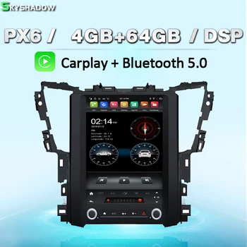 Toyota Alphard 2015-2020 için Dikey Tesla PX6 araç DVD oynatıcı Oynatıcı DSP Android 10.0 4GB 64GB GPS Wıfı Carplay Bluetooth 5.0 Radyo
