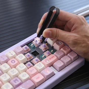 U şeklinde Klavye Anahtarı Anahtar Çektirme Kaymaz Klavye Anahtarları Sökücü Aracı Kalınlaşmak Çalışırken Değiştirilebilir Mekanik Klavyeler