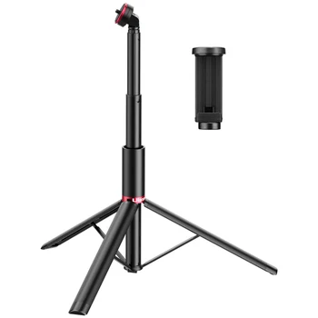 Ulanzi MT-54 155cm / 61.02 in Selfie Sopa Tripod ışık standı Ayarlanabilir Yükseklik 1.5 kg Yük telefon tutucu için Vlog Video Kayıt