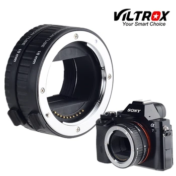 Viltrox DG - NEX Otomatik Odaklama Makro Uzatma Tüpü lens adaptörü Sony E Dağı Kamera için A9 A7II A7RII A7SII A6500 A6300