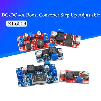 XL6009 4A Boost Dönüştürücü Step Up Ayarlanabilir 15W 5-32V için 5-50V DC-DC Güç Kaynağı Modülü Yüksek Performanslı Düşük Dalgalanma