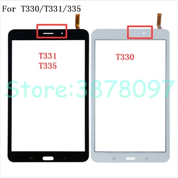 Yeni Dokunmatik Ekran SM-T330 SM-T331 Samsung Galaxy Tab 4 8.0 Için T331 t335 T330 Sayısallaştırıcı sensör paneli Tablet Parçaları 3G ve Wıfı