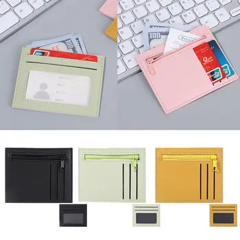 Yeni kart tutucu İnce Banka Kredi Kartı KİMLİK Kartları bozuk para kesesi Kılıf cüzdan çanta düzenleyici Kadın Erkek İnce Kartvizit cüzdanı