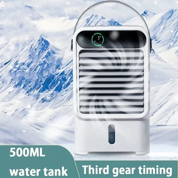 Yeni Mini Taşınabilir Klima Fanı Hava Soğutucu Oda için Hızlı Soğutma Su Sirkülasyonu Klima Soğuk Küçük Fan USB