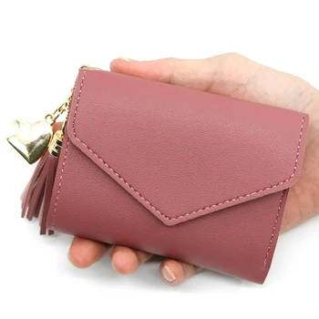 Yeni Varış Cüzdan Kısa Kadın Cüzdan Çanta Patchwork Moda Panelli Cüzdan Moda bozuk para cüzdanı kart tutucu Deri