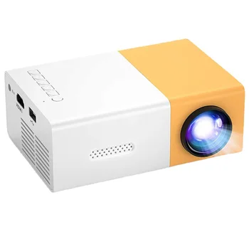 YG300 YG310 Taşınabilir LED Mini Projektör Ev Sineması Oyun Video Oynatıcı SD HDMI uyumlu USB Hoparlör YG-300 Çocuk Beamer