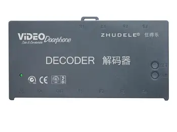 ZHUDELE Dekoder Bina Çoklu interkom sistemi Görüntülü Kapı Telefonu ZDL-980H4
