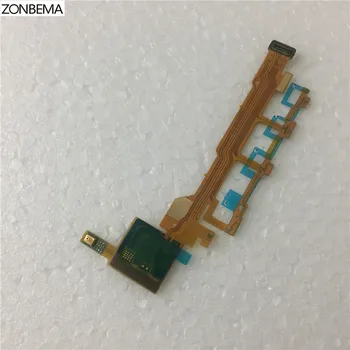 ZONBEMA Sony Xperia Z Için L36H L36i LT36i C6603 C6602 Ses Açma kapama Düğmesi Tuş Takımı Anahtarı Mikrofon Flex Kablo Yedek Parçaları