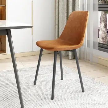 Koltuk Ofis Yemek Sandalyesi Ahşap İskandinav Zarif Kol dış mekan yemek sandalyesi Modern Koltuk Sedie Pranzo Moderne Ev Mobilyaları